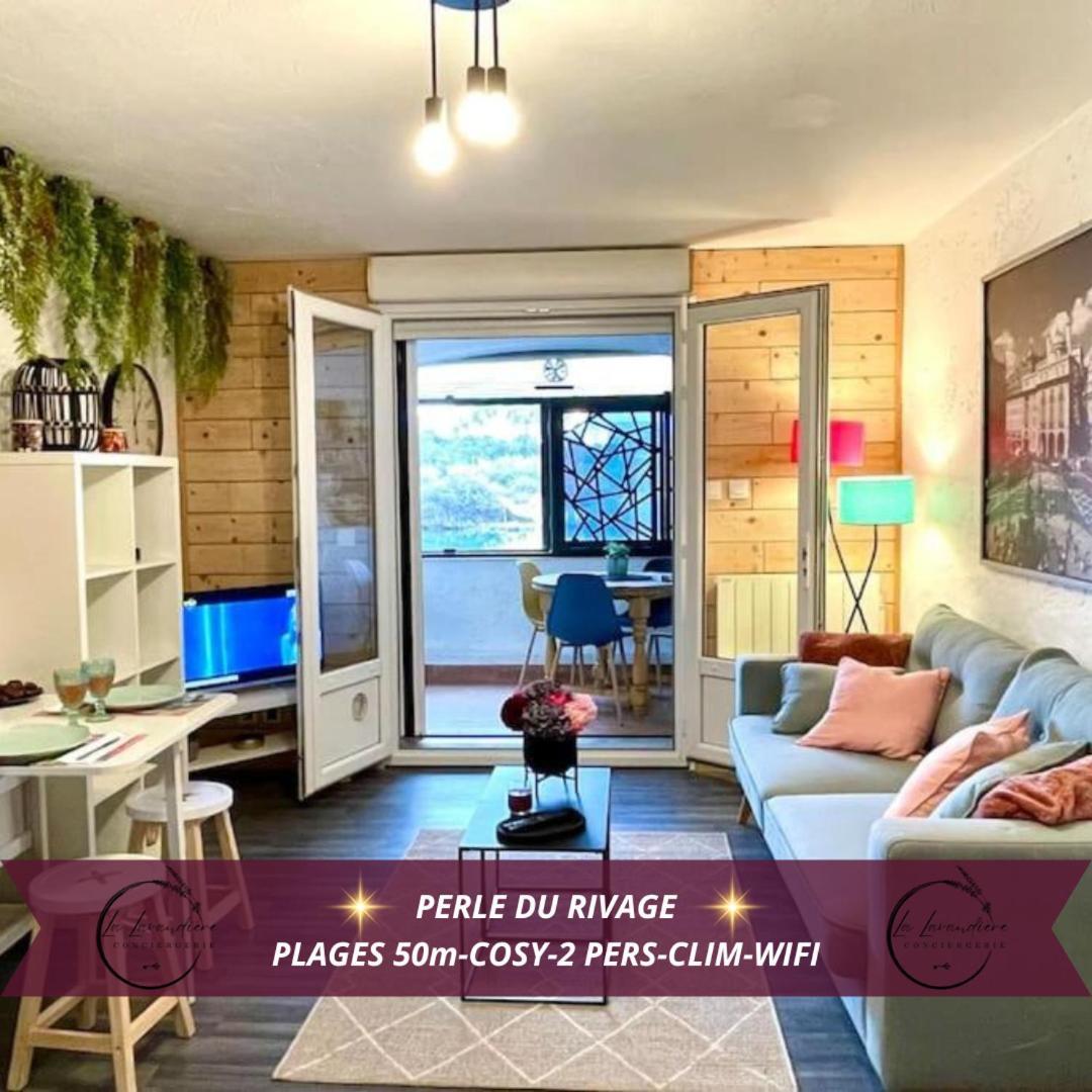Perle Du Rivage - Plage 50M, Clim, Wifi, 2 Pers Fos-sur-Mer Extérieur photo