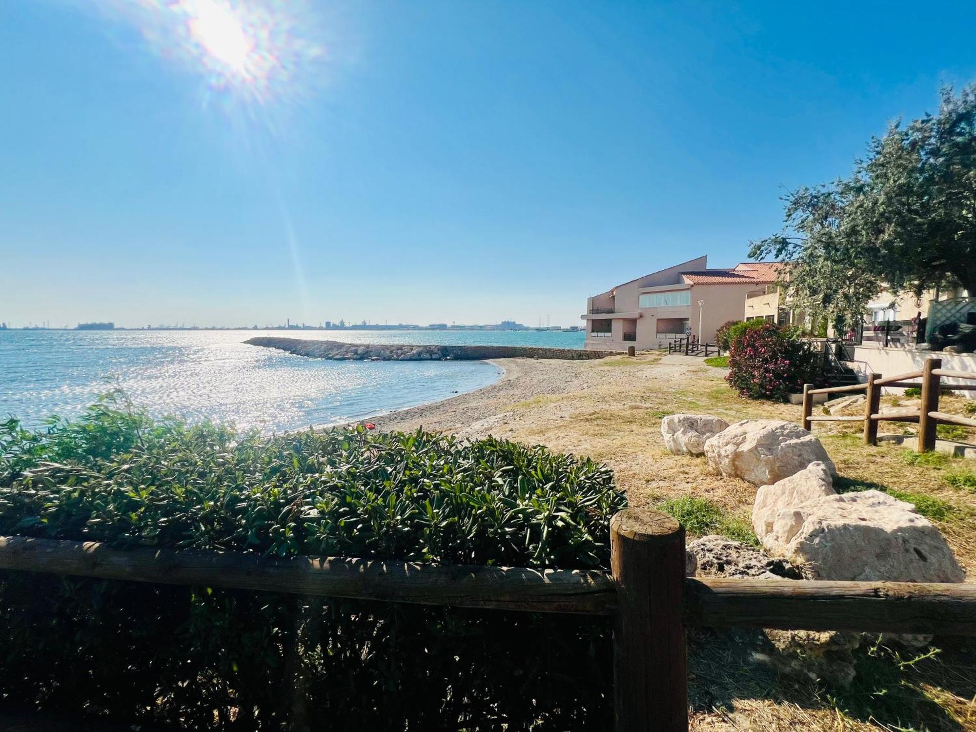 Perle Du Rivage - Plage 50M, Clim, Wifi, 2 Pers Fos-sur-Mer Extérieur photo